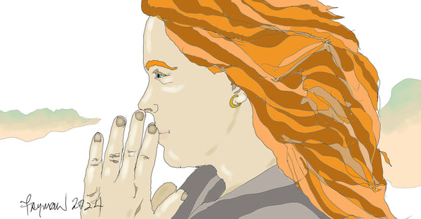 Hands clasped