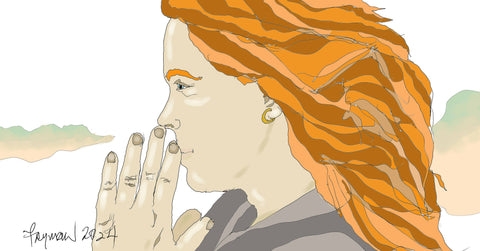 Hands clasped