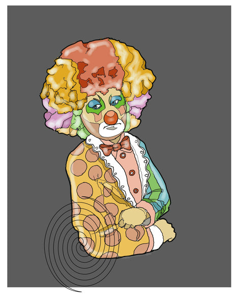 Clown Contemplating