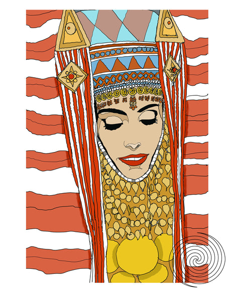 Yemenite Bride (Woman)