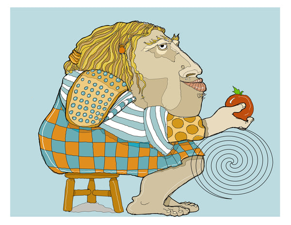 Big Headed Apple Eater