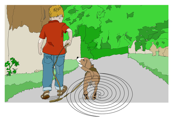 Boy with Dog