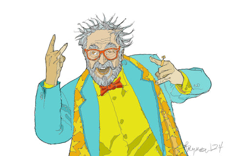 Crazy old man with the finger!