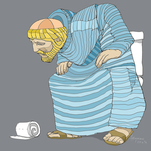 The Monk and the toilet paper