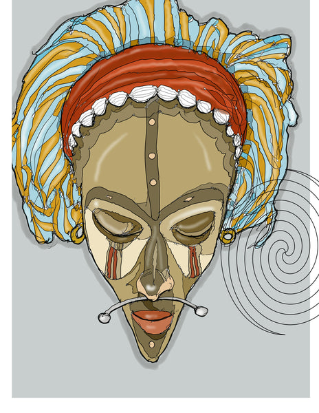 Afro Mask 1