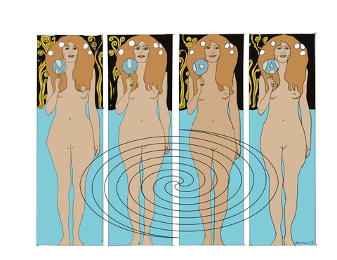 Tribute to Klimt-Nuda